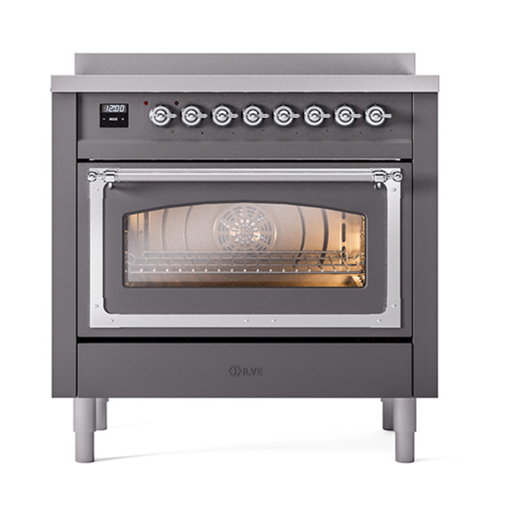 ILVE_UNI366NMPMGC_Nostalgie_II_36"_Induction_Range_front_view