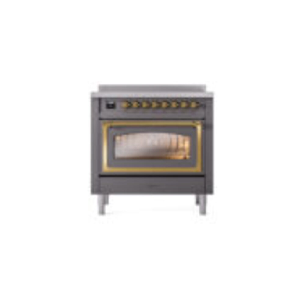 ILVE_UNI366NMPMGG_Nostalgie_II_36"_Induction_Range_front_view