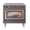ILVE_UNI366NMPMGP_Nostalgie_II_36"_Induction_Range_front_view