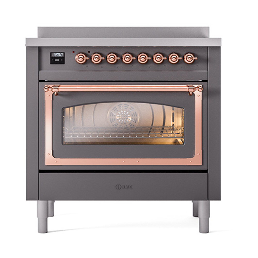 ILVE_UNI366NMPMGP_Nostalgie_II_36"_Induction_Range_front_view