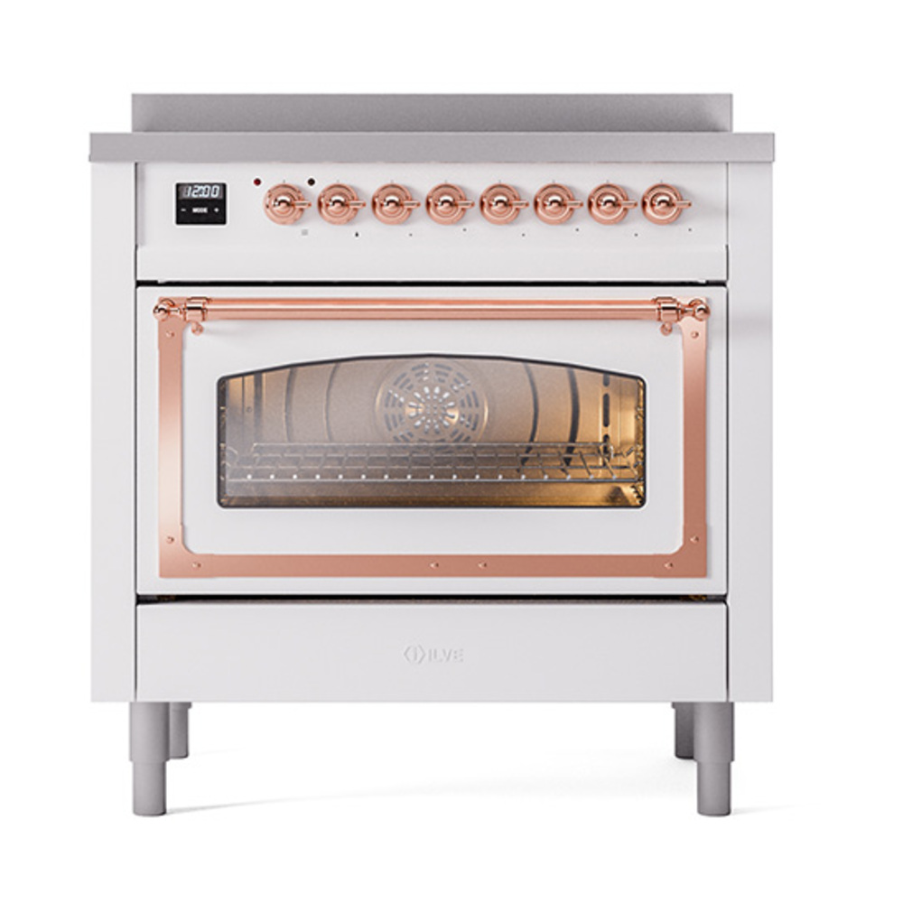 ILVE_UNI366NMPRAP_Nostalgie_II_36"_Induction_Range_front_view