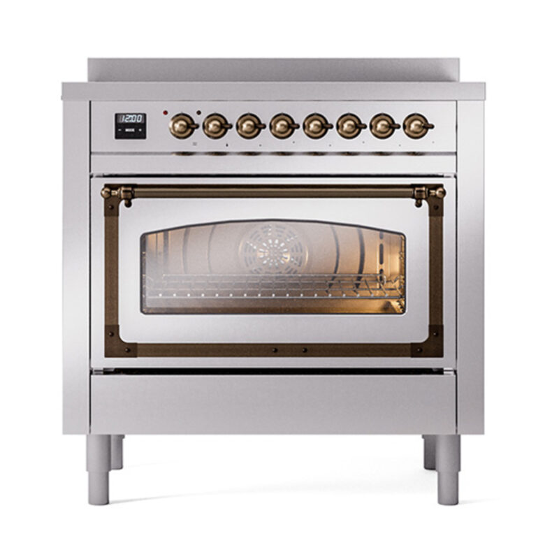 ILVE_UNI366NMPSSB_Nostalgie_II_36"_Induction_Range_front_view