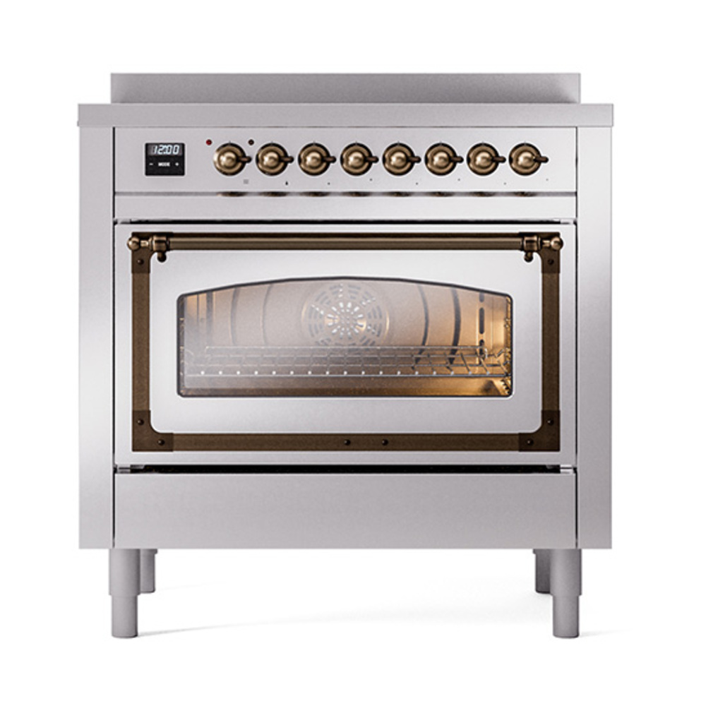 ILVE_UNI366NMPSSB_Nostalgie_II_36"_Induction_Range_front_view
