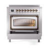 ILVE_UNI366NMPSSB_Nostalgie_II_36"_Induction_Range_drawer_opened