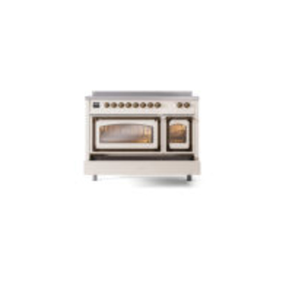 ILVE_UNI486NMPAWB_Nostalgie_II_48"_Induction_Range_drawer_opened
