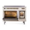 ILVE_UNI486NMPAWB_Nostalgie_II_48"_Induction_Range_main_oven_door_opened