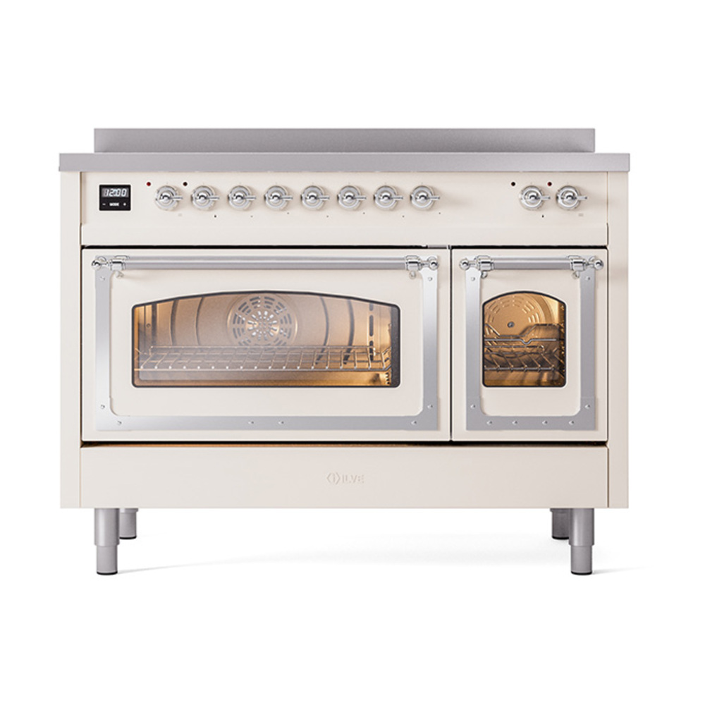 ILVE_UNI486NMPAWC_Nostalgie_II_48"_Induction_Range_front_view