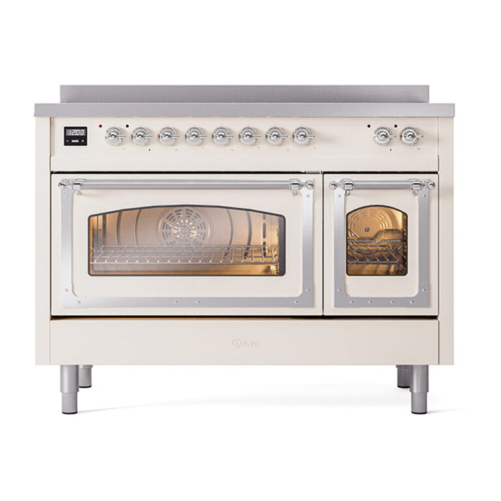 ILVE_UNI486NMPAWC_Nostalgie_II_48"_Induction_Range_front_view
