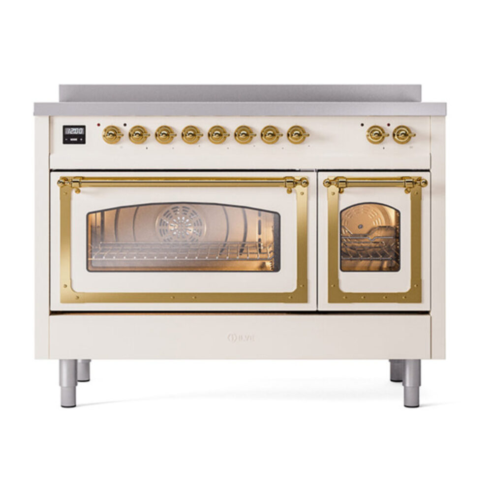 ILVE_UNI486NMPAWG_Nostalgie_II_48"_Induction_Range_front_view