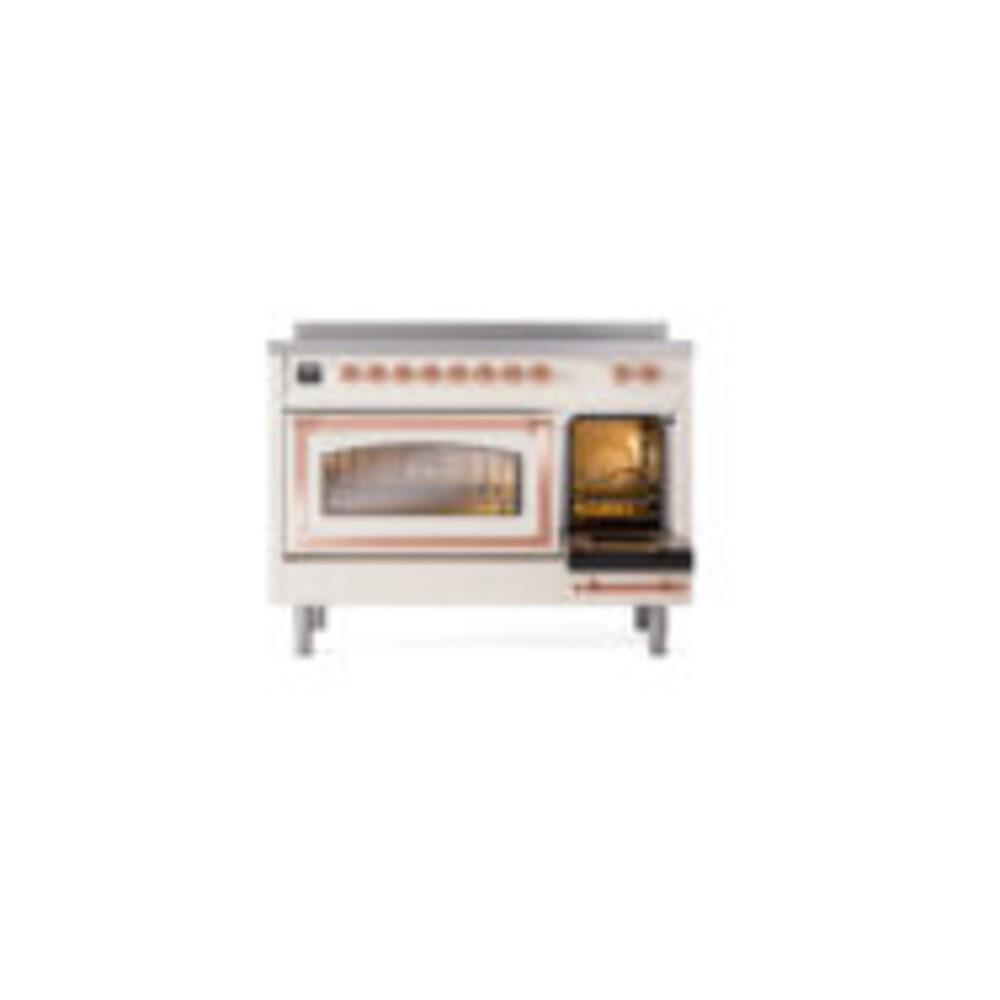 ILVE_UNI486NMPAWP_Nostalgie_II_48"_Induction_Range_side_oven_door_opened