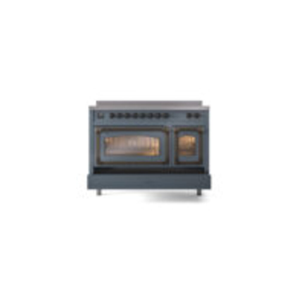 ILVE_UNI486NMPBGB_Nostalgie_II_48"_Induction_Range_drawer_opened