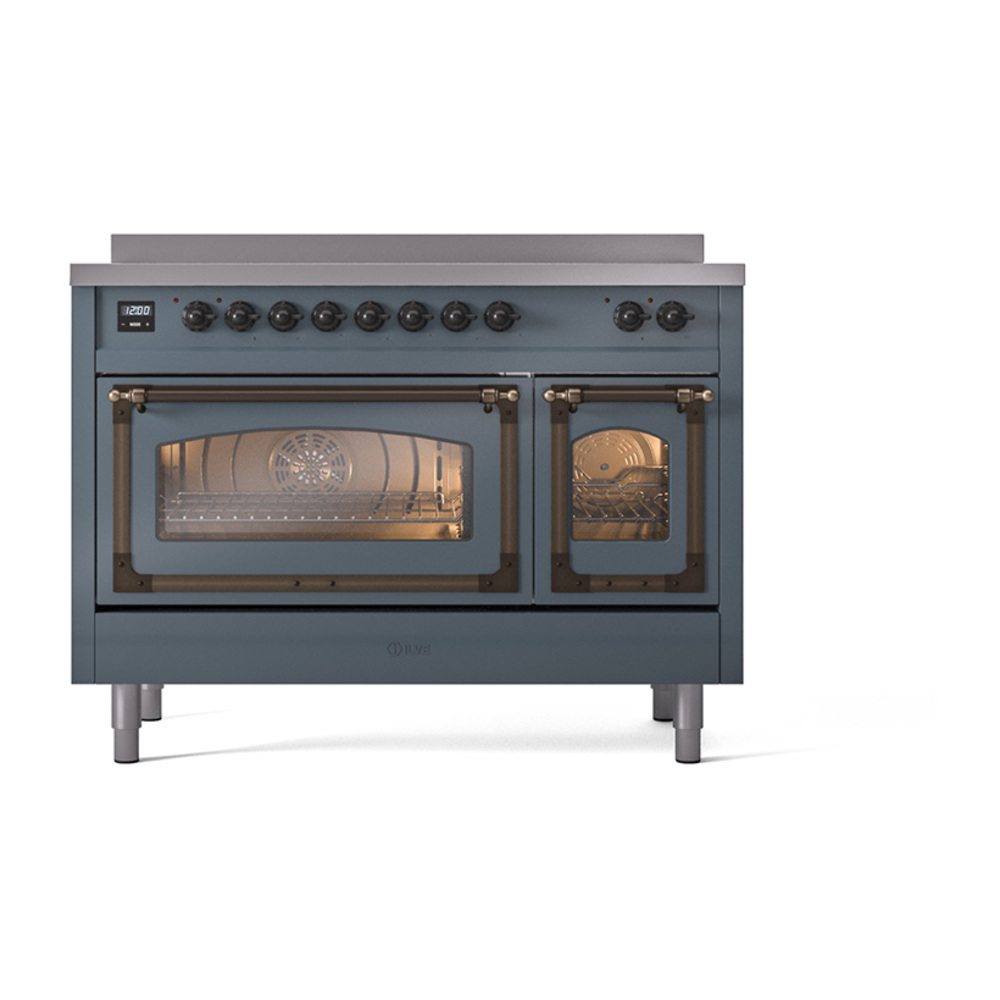 ILVE_UNI486NMPBGB_Nostalgie_II_48"_Induction_Range_front_view