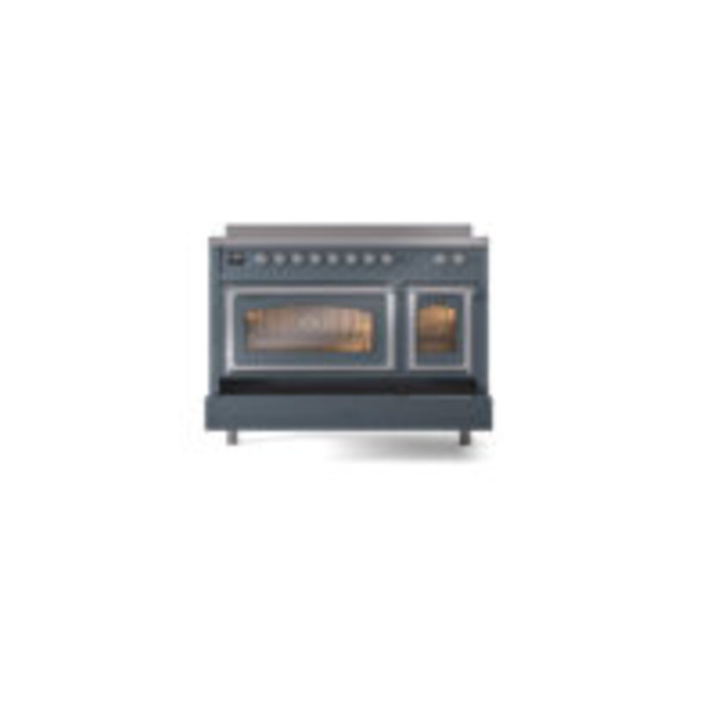 ILVE_UNI486NMPBGC_Nostalgie_II_48"_Induction_Range_drawer_opened