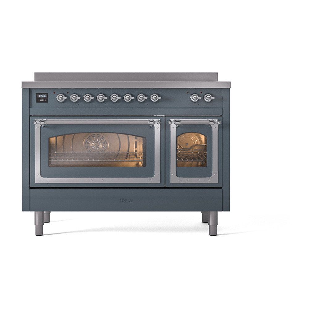 ILVE_UNI486NMPBGC_Nostalgie_II_48"_Induction_Range_front_view