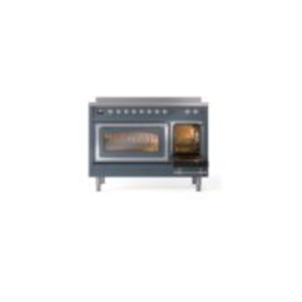 ILVE_UNI486NMPBGC_Nostalgie_II_48"_Induction_Range_side_oven_door_opened