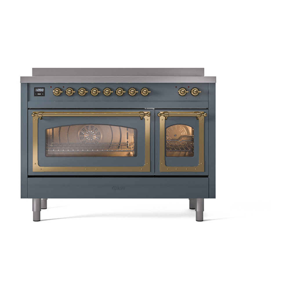 ILVE_UNI486NMPBGG_Nostalgie_II_48"_Induction_Range_front_view