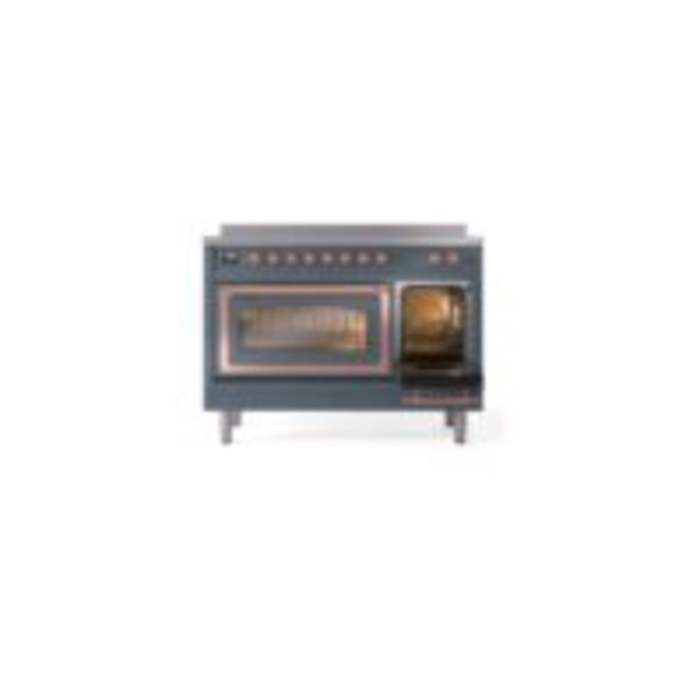 ILVE_UNI486NMPBGP_Nostalgie_II_48"_Induction_Range_side_oven_door_opened