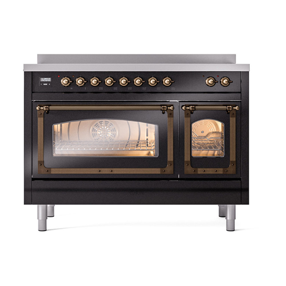 ILVE_UNI486NMPBKB_Nostalgie_II_48"_Induction_Range_front_view