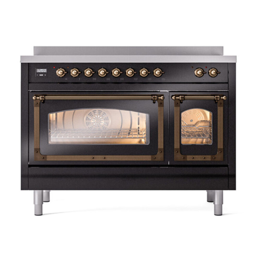 ILVE_UNI486NMPBKB_Nostalgie_II_48"_Induction_Range_front_view