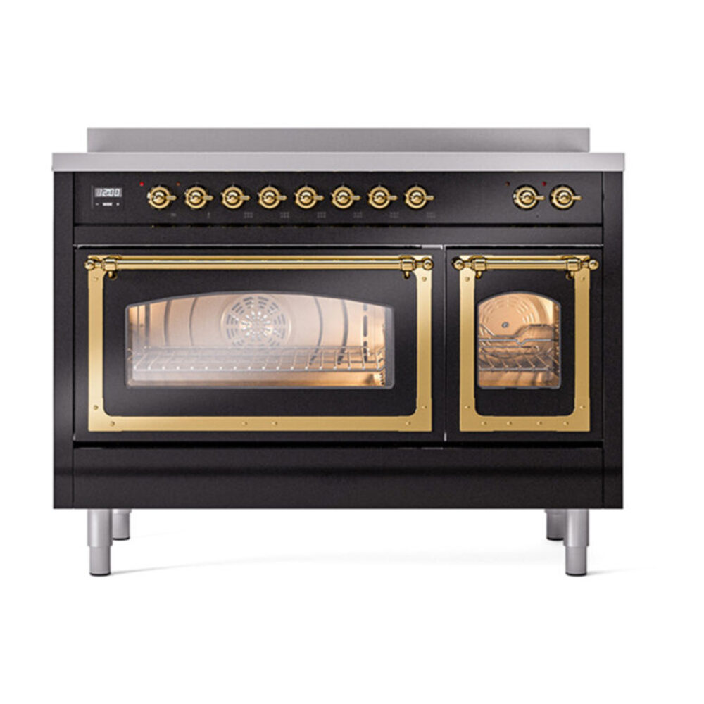 ILVE_UNI486NMPBKG_Nostalgie_II_48"_Induction_Range_front_view