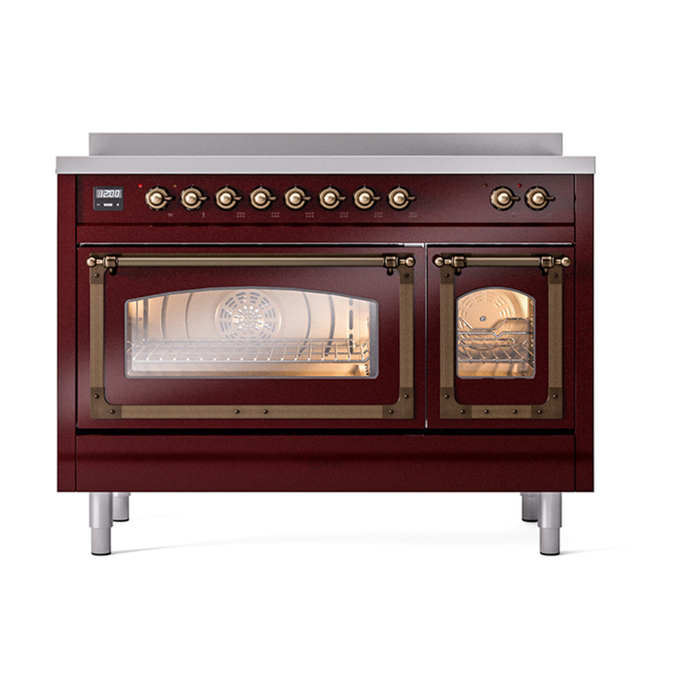 ILVE_UNI486NMPBUB_Nostalgie_II_48"_Induction_Range_front_view