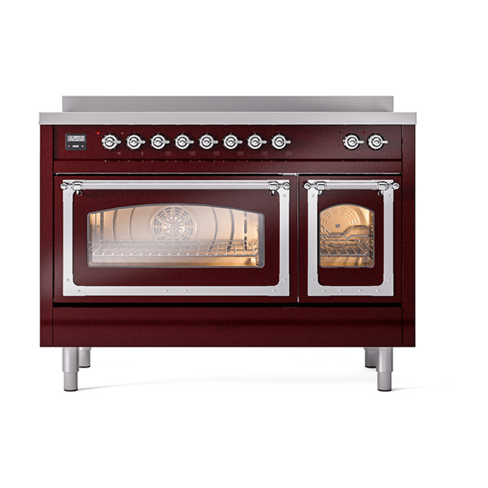 ILVE_UNI486NMPBUC_Nostalgie_II_48"_Induction_Range_front_view