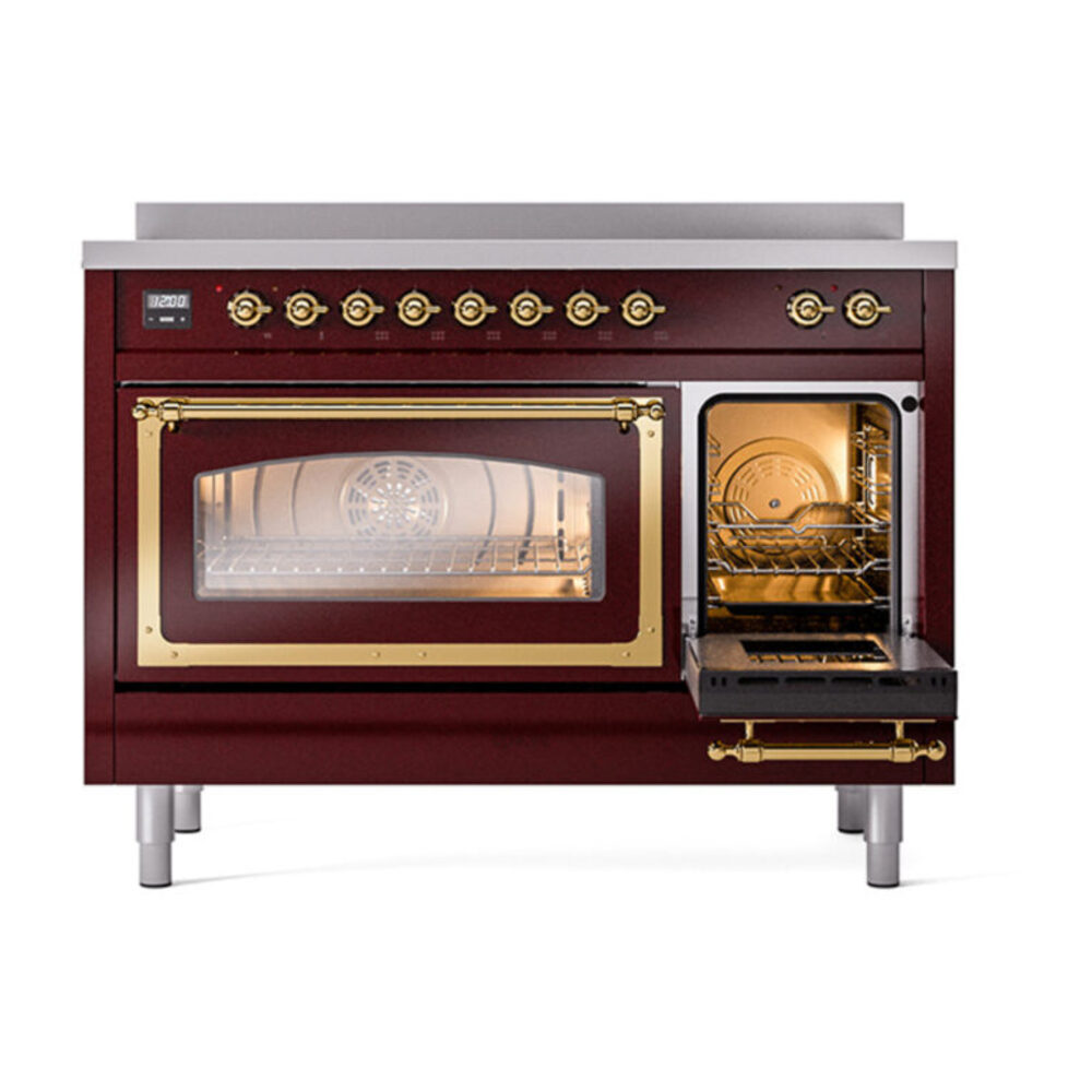 ILVE_UNI486NMPBUG_Nostalgie_II_48"_Induction_Range_drawer_opened