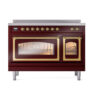 ILVE_UNI486NMPBUG_Nostalgie_II_48"_Induction_Range_front_view