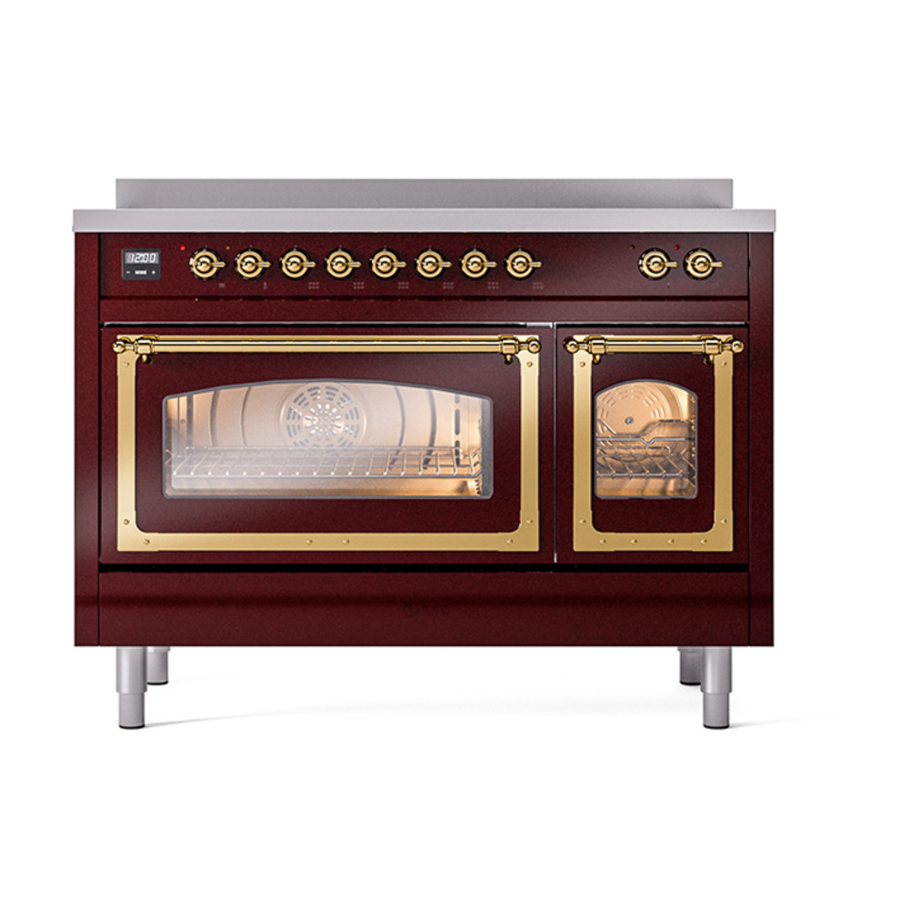 ILVE_UNI486NMPBUG_Nostalgie_II_48"_Induction_Range_front_view