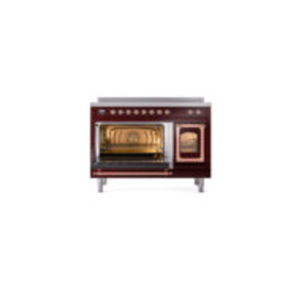 ILVE_UNI486NMPBUP_Nostalgie_II_48"_Induction_Range_main_oven_door_opened