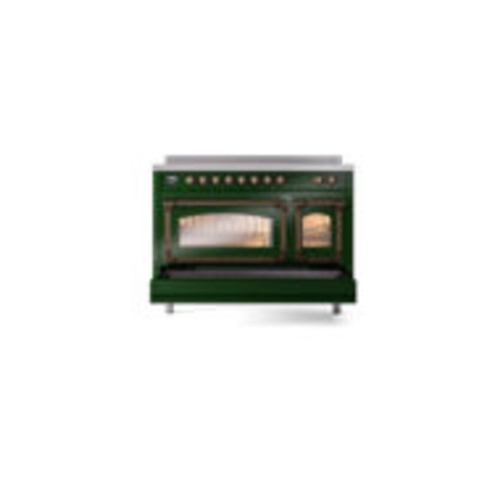 ILVE_UNI486NMPEGB_Nostalgie_II_48"_Induction_Range_drawer_opened