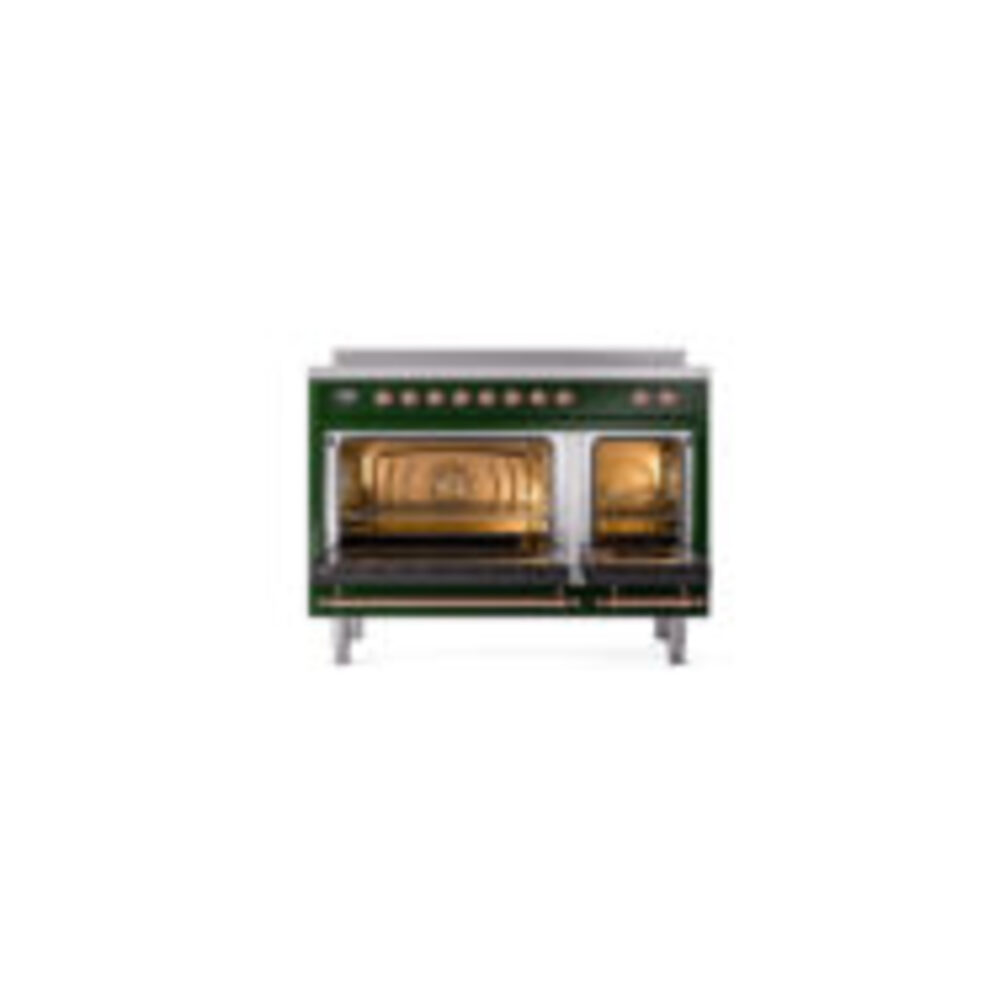 ILVE_UNI486NMPEGP_Nostalgie_II_48"_Induction_Range_oven_door_opened