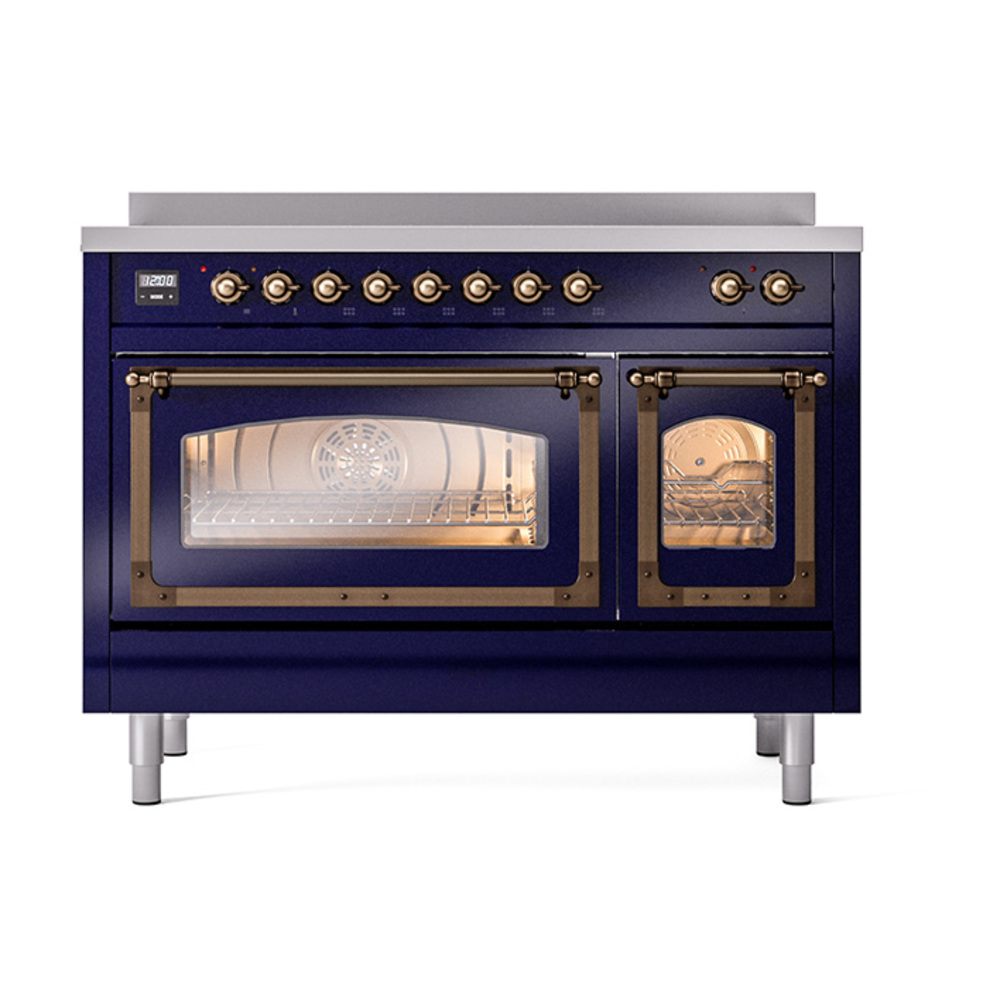 ILVE_UNI486NMPMBB_Nostalgie_II_48"_Induction_Range_front_view