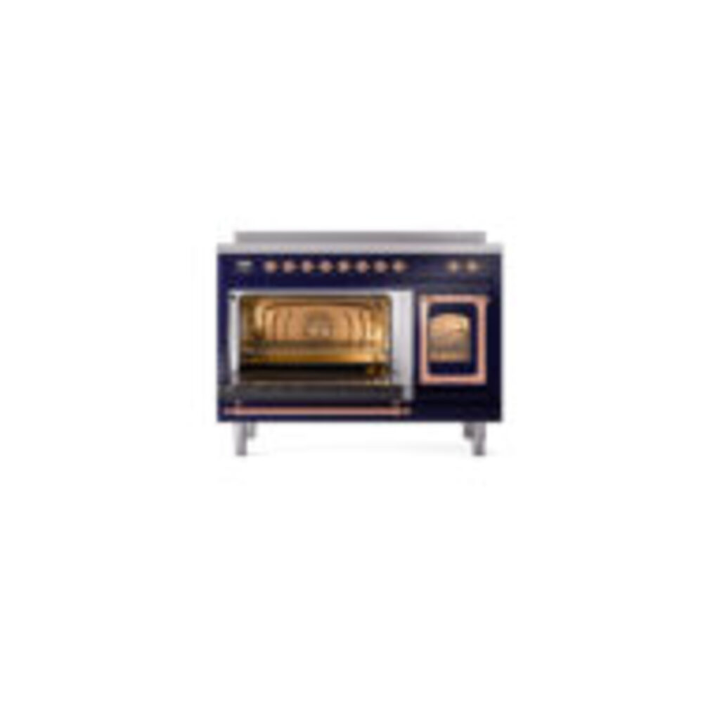 ILVE_UNI486NMPMBP_Nostalgie_II_48"_Induction_Range_main_oven_door_opened