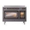 ILVE_UNI486NMPMGB_Nostalgie_II_48"_Induction_Range_front_view