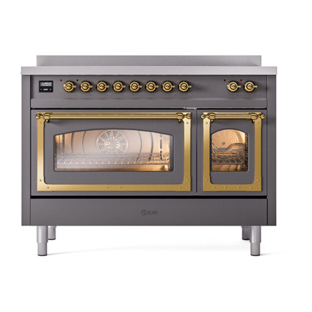 ILVE_UNI486NMPMGG_Nostalgie_II_48"_Induction_Range_front_view