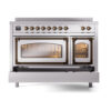 ILVE_UNI486NMPSSB_Nostalgie_II_48"_Induction_Range_drawer_opened