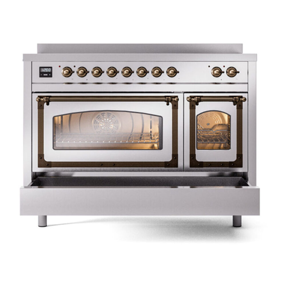 ILVE_UNI486NMPSSB_Nostalgie_II_48"_Induction_Range_drawer_opened