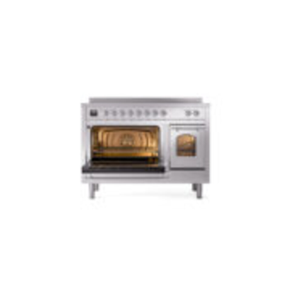 ILVE_UNI486NMPSSC_Nostalgie_II_48"_Induction_Range_main_oven_door_opened