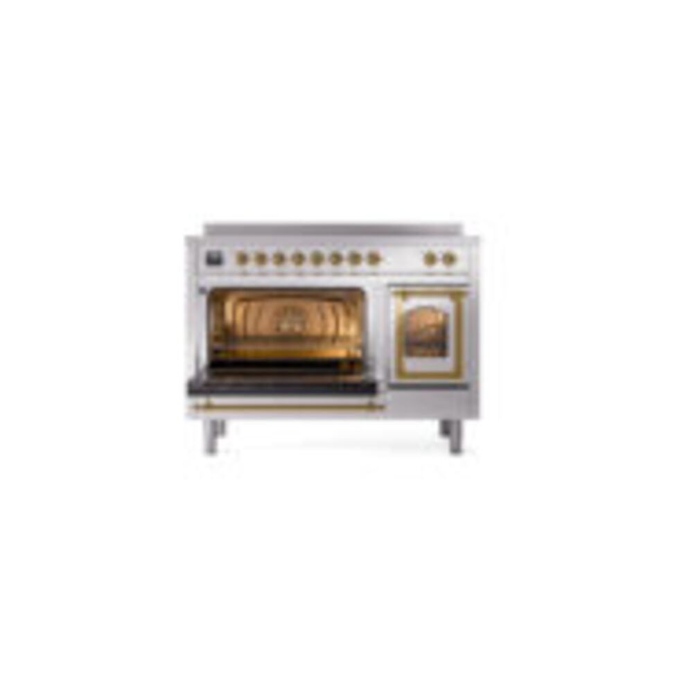 ILVE_UNI486NMPSSG_Nostalgie_II_48"_Induction_Range_main_oven_door_opened