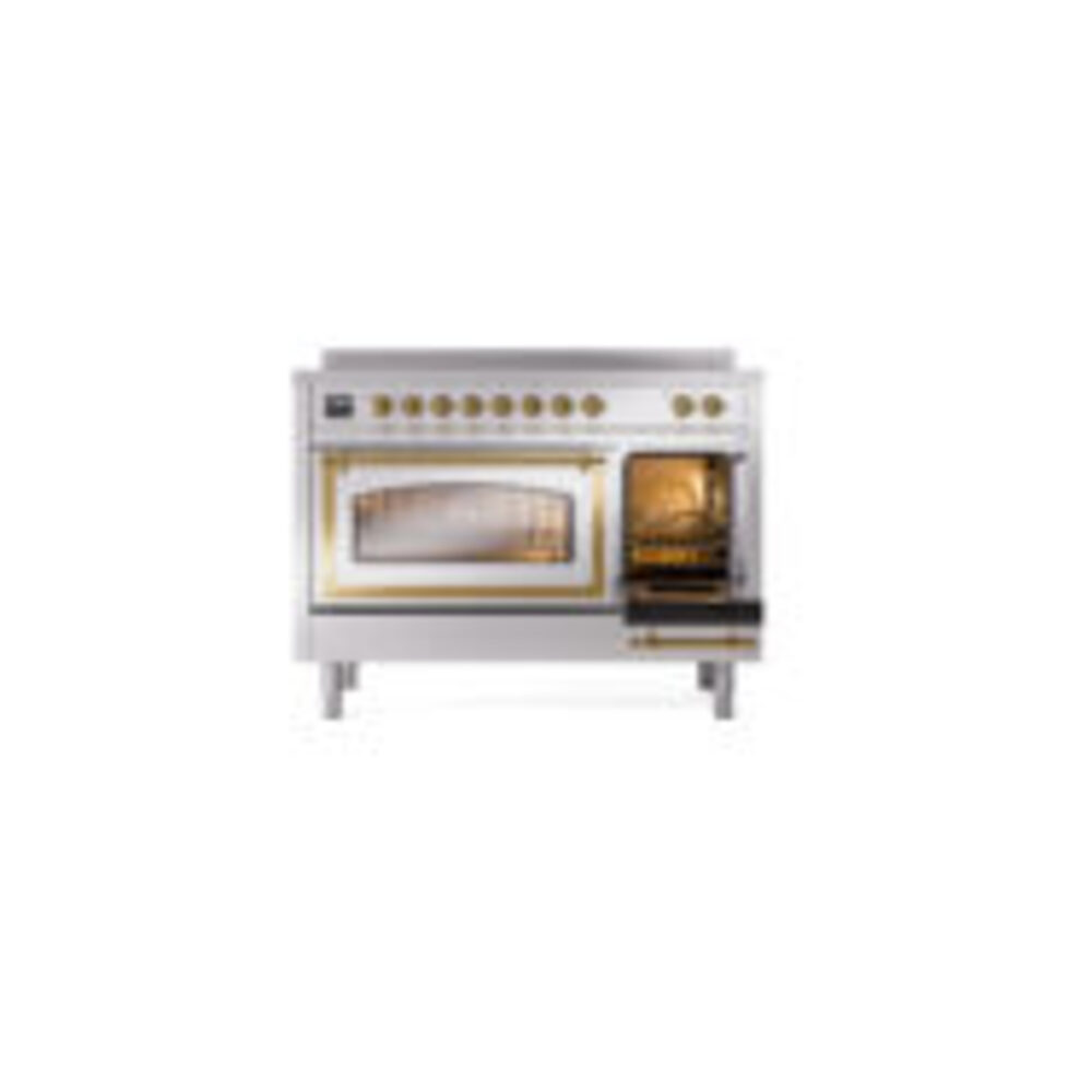 ILVE_UNI486NMPSSG_Nostalgie_II_48"_Induction_Range_side_oven_door_opened