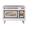 ILVE_UNI486NMPWHB_Nostalgie_II_48"_Induction_Range_front_view