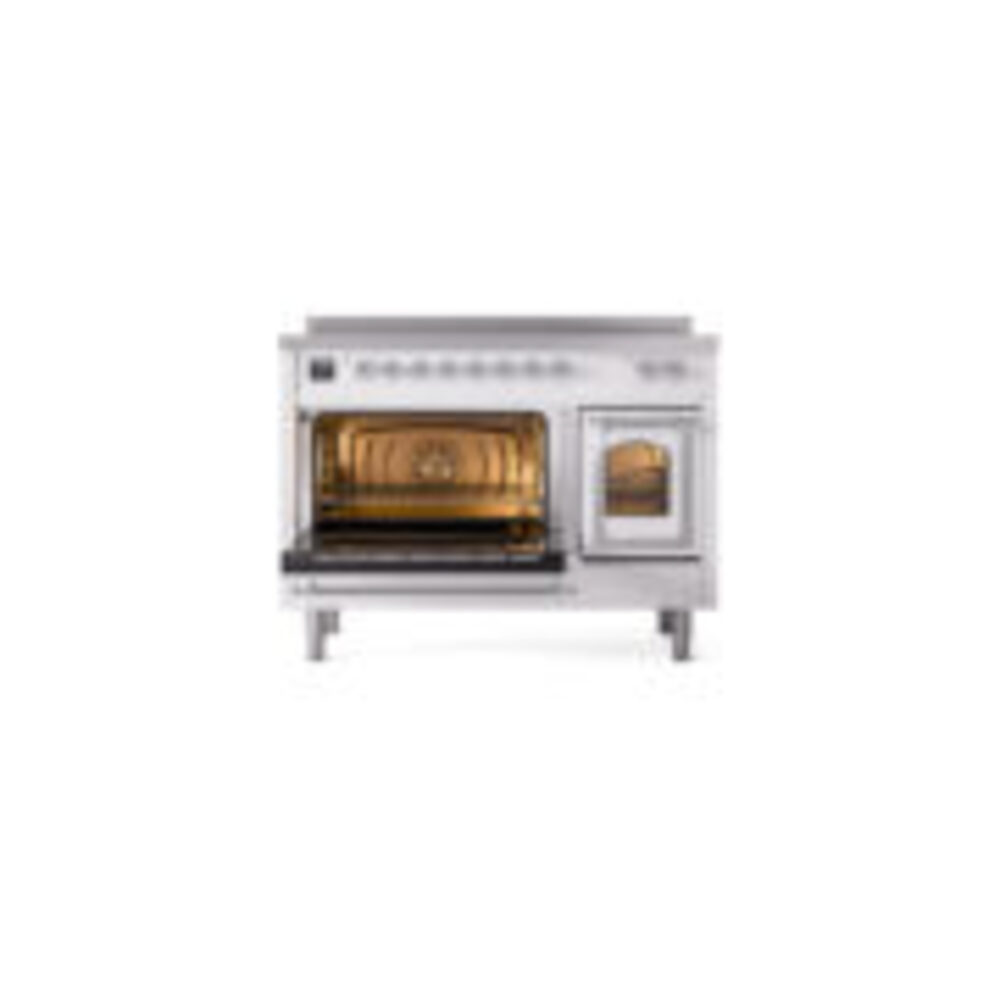 ILVE_UNI486NMPWHC_Nostalgie_II_48"_Induction_Range_main_oven_door_opened