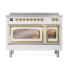 ILVE_UNI486NMPWHG_Nostalgie_II_48"_Induction_Range_front_view
