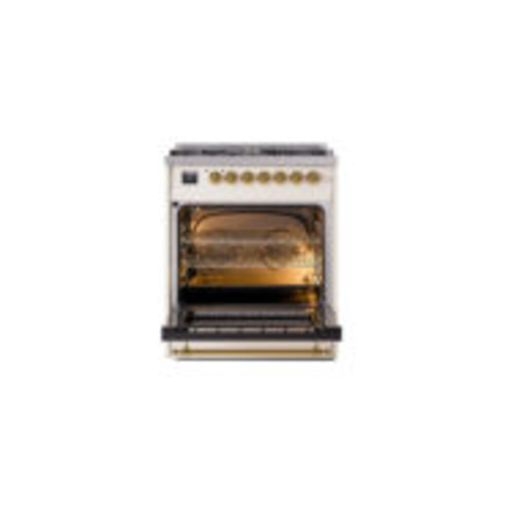 ILVE_UP30NMPAWGLP_Nostalgie_II_30"_Dual_Fuel_Range_door_opened