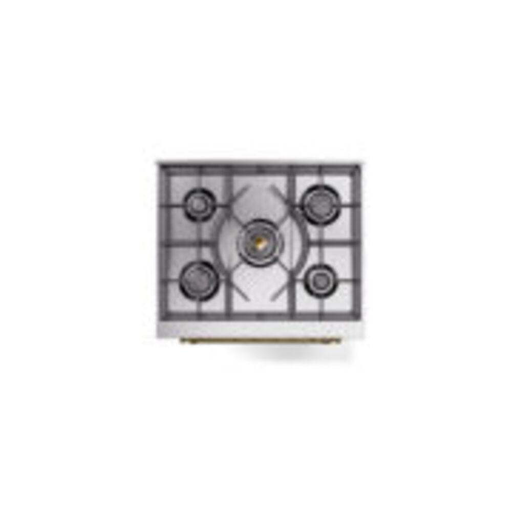 ILVE_UP30NMPAWGLP_Nostalgie_II_30"_Dual_Fuel_Range_top_view