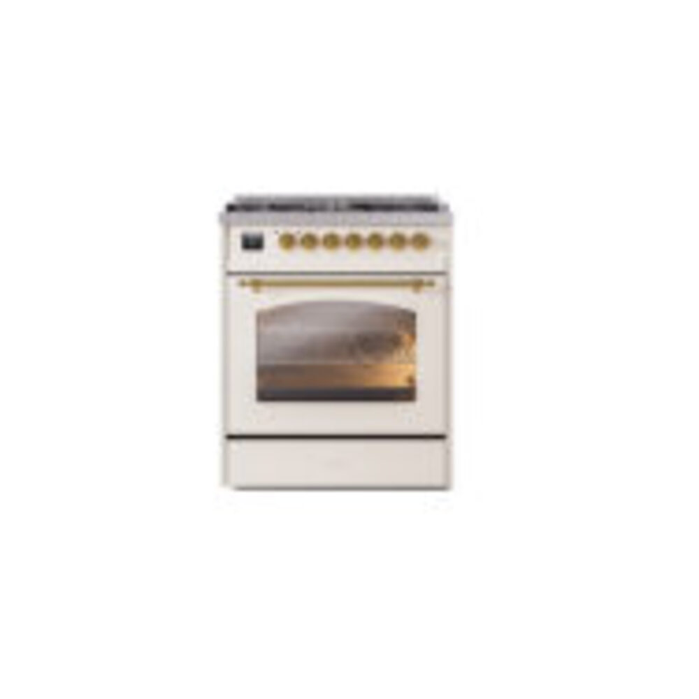 ILVE_UP30NMPAWG_Nostalgie_II_30"_Dual_Fuel_Range_front_view