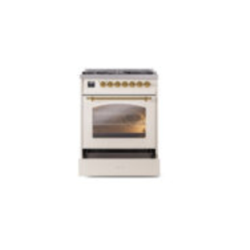 ILVE_UP30NMPAWG_Nostalgie_II_30"_Dual_Fuel_Range_drawer_opened