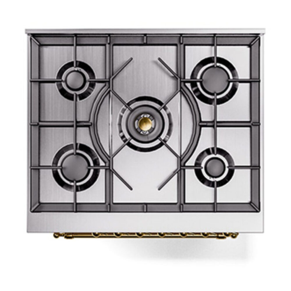 ILVE_UP30NMPAWG_Nostalgie_II_30"_Dual_Fuel_Range_top_view