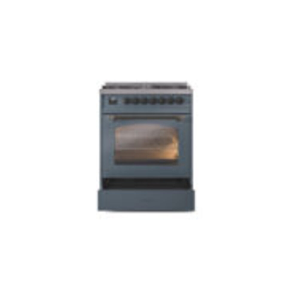 ILVE_UP30NMPBGBLP_Nostalgie_II_30"_Dual_Fuel_Range_drawer_opened
